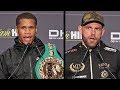 HANEY VS. SANTIAGO / SAUNDERS VS. COCERES - FULL PRESS CONFERENCE HIGHLIGHTS & FACE OFF VIDEO