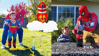 Kaitus and Spiderman | Science Experiments | Fun Videos