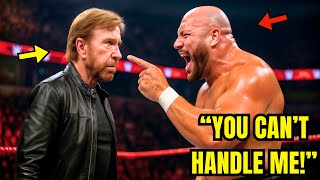 Arrogant Wrestler Says Chuck Norris “Can’t Handle the Ring” — Gets Dropped Instantly