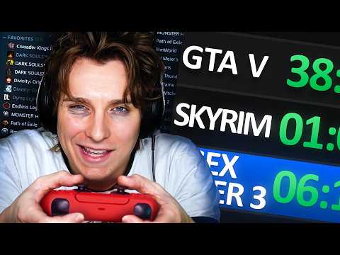 I Speedran Every Game in My Steam Library