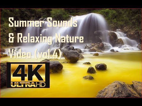 4K New 2022 Summer Sounds & Relaxing Nature Video - Sleep/ Relax/ Study/ Meditate - Ultra HD vol. 6
