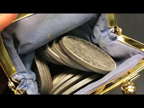 UNSEARCHED MORGAN SILVER DOLLAR POUCH CC's & MORE FOUND