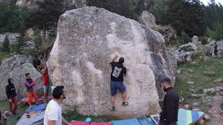 Video thumbnail: Placa del Prat, 6b. Cavallers