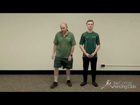 Learning to advance lunge using a bean bag