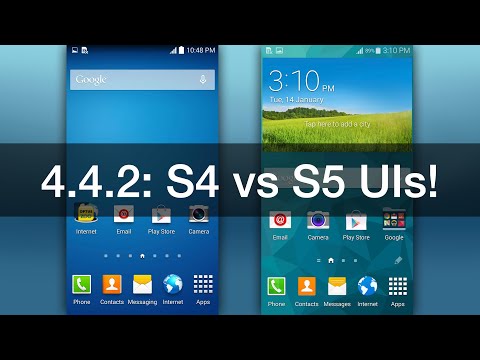 Android 4.4.2: Galaxy S4 vs S5 UIs!