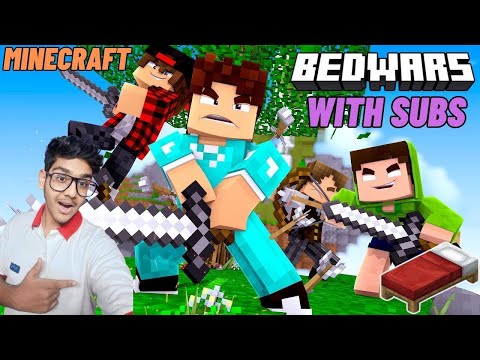 EPIC Bedwars Gameplays LIVE with SUBS & FRIENDS - Join NOW! 🎮🔥