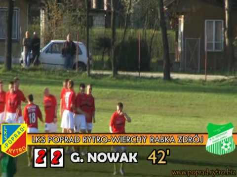 [25.04.10r.] LKS POPRAD RYTRO-WIERCHY RABKA ZDRÓJ 3:2 (GOL NA 2:2 G.NOWAK)