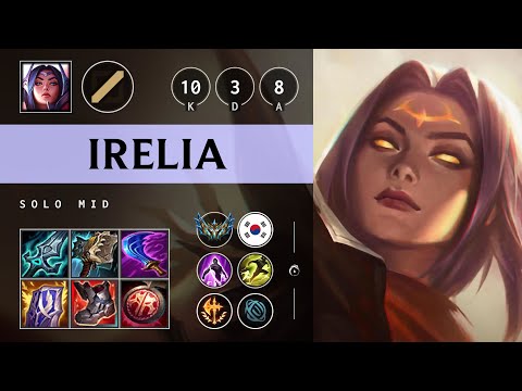 Irelia Mid vs LeBlanc - KR Challenger Patch 25.17