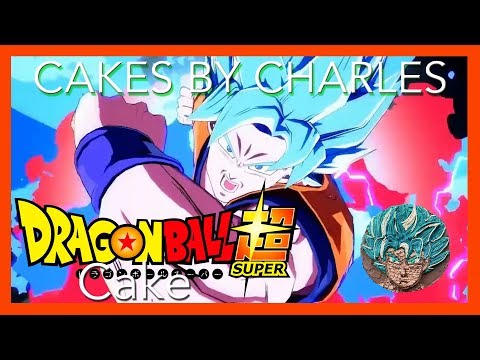 Super Saiyan Blue -  Simple Butter Icing Cake