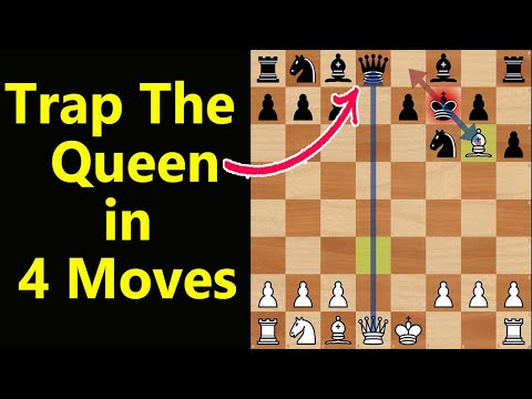 Chess Opening Trick to Fool Your Opponent,Tennison Gambit,Strategy & Moves to Trap Black Queen