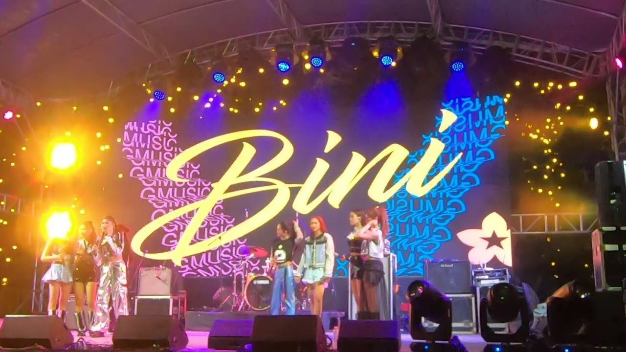 bini tiktok challenges in dinagyang 2024 globe music fest