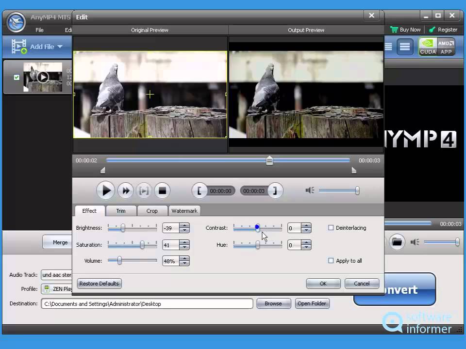 How it works: AnyMP4 MTS Converter