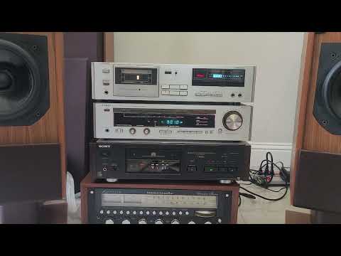 Vintage Luxman R-404 receiver & K-220 cassette player _ EXCELLENT image 5