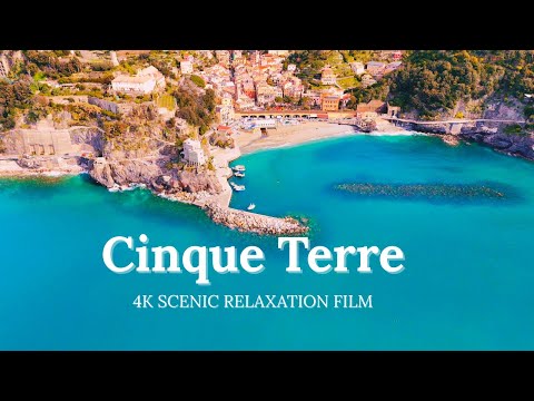 Cinque Terre Like You’ve Never Seen Before 4K | All 5 Villages from Above | Deep Relaxation