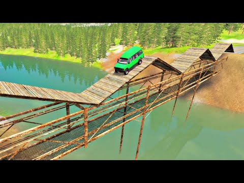 Cars vs Ramp Bridges - BeamNG.Drive