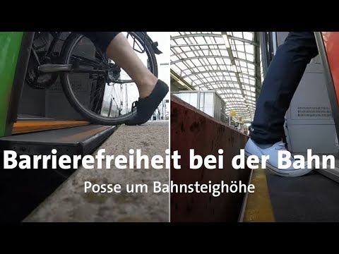 Vorsicht an der Bahnsteigkante: Eine Posse aus dem Osten