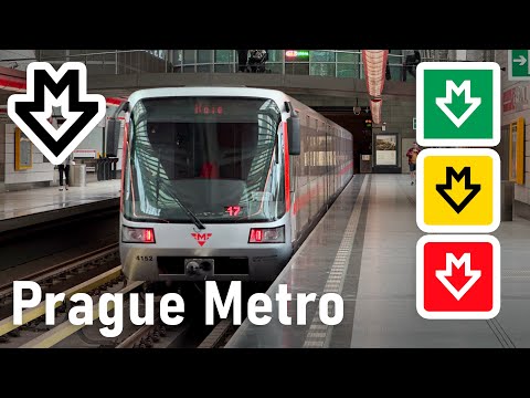 [4K] 🇨🇿 Prague Metro | All the Lines