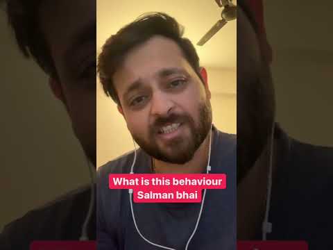 What is this behaviour Salman Bhai by Devesh Dixit | STANDUP COMEDY