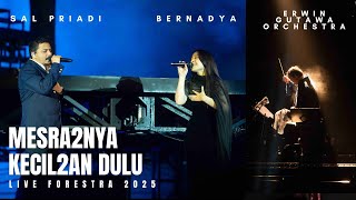 Download lagu Sal Priadi ft. Bernadya -  Mesranya Kecil-Kecilan Dulu (Live from Forestra 2025) mp3