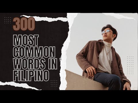 300 most common words in Filipino Language
