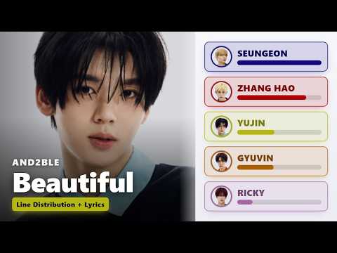 AND2BLE - Beautiful (Lyrics + Line Distribution + Subtitles)
