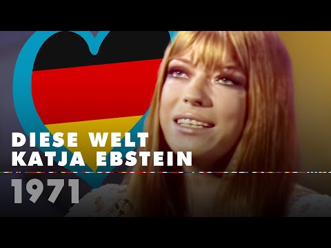 DIESE WELT – KATJA EBSTEIN (Germany 1971 – Eurovision Song Contest HD)