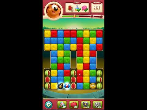 Toon Blast Level 2412 - NO BOOSTERS 🐻🐺🐱 | SKILLGAMING ✔️