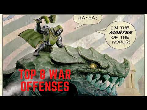Top 8 War Offenses for October- Marvel Strike Force