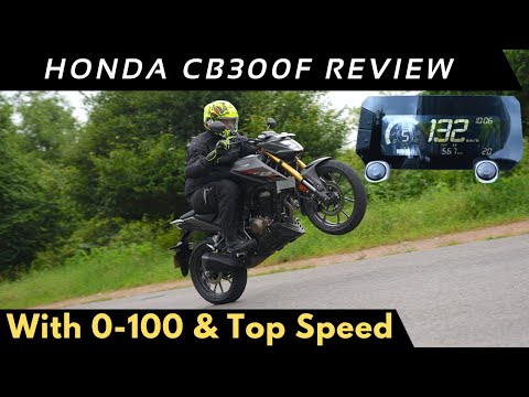 2022 Honda CB300F Review With 0-100 Acceleration & Top Speed in 1-5 Gears