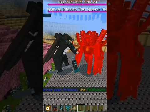 minecraft mob battle || cameraman v2 VS titan speaker man v2
