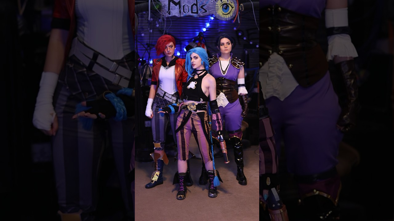 Oh, the misery w/ @halcybella @Dajackies #arcane #jinx #leagueoflegends