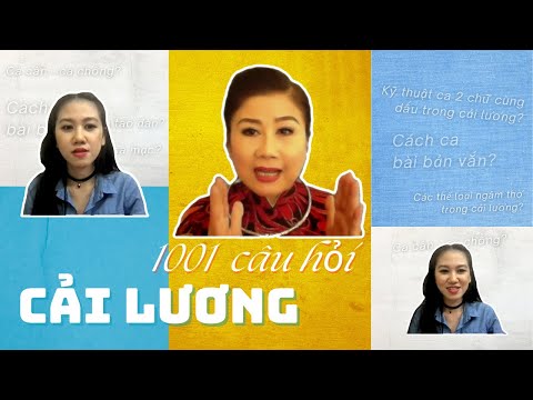 Học ca bài bản vắn cải lương - câu hỏi từ khán giả | 1001 CÂU HỎI CẢI LƯƠNG - Tập 06 - Mùa 1