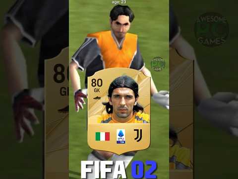 🇮🇹🤌 GIANLUIGI BUFFON fifa evolution (01-25) #eafc25 #fc25 #fifa #buffon #icon #juventus