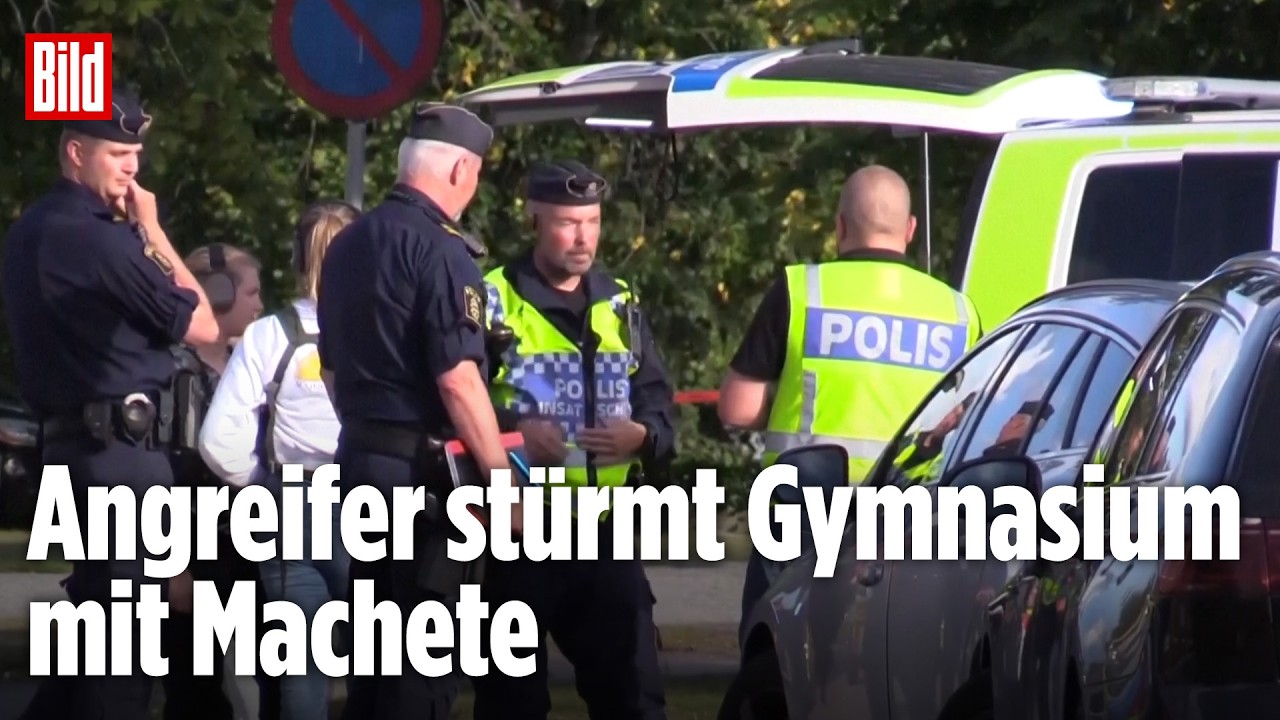 Großeinsatz in Schweden: Macheten-Angriff an Schule in Fagersta