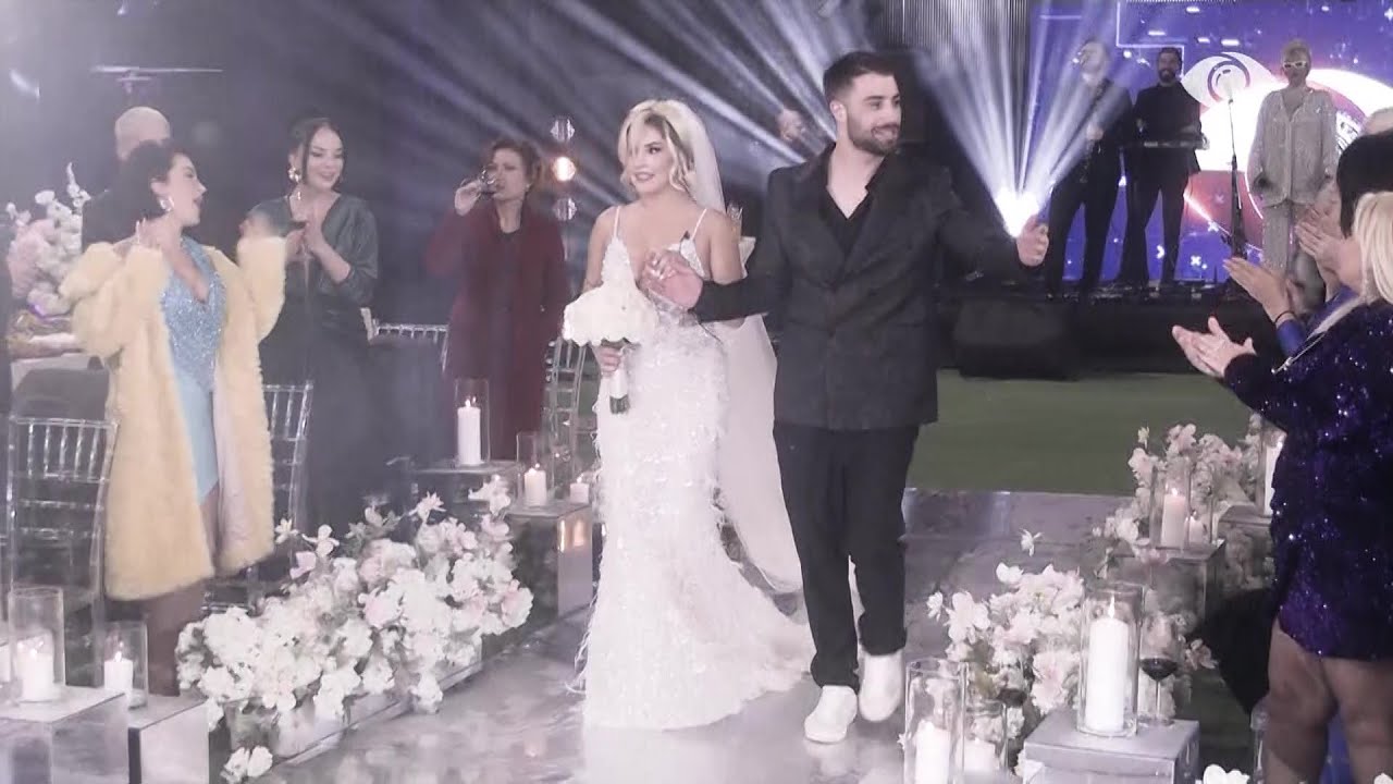 Ajo tha PO!/ Momente dhe komente për dasmën mes Meritonit dhe Ilnisës