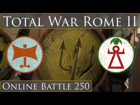 Total War Rome II Online Battle Video 250 Odrysians vs Carthage