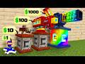 Minecraft But I Can Buy The Most Secure Base