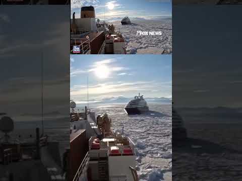 U.S. Coast Guard FREES cruise ship stuck in Antarctic ice #shorts #foxnews #news