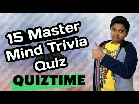 15 Master Mind Trivia Quiz