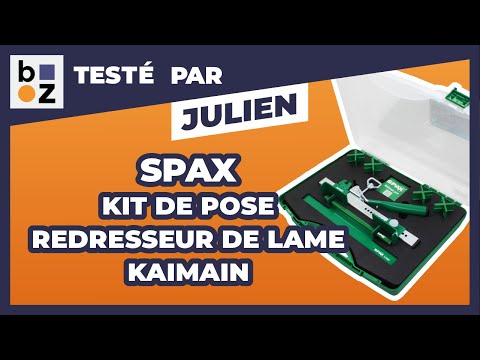Kit de pose pour terrasse bois avec redresseur de lames Kaiman SPAX