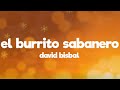 David Bisbal - El Burrito Sabanero 🎄(Letra / Lyrics)