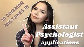 10 common mistakes people make in their Assistant Psychologist applications