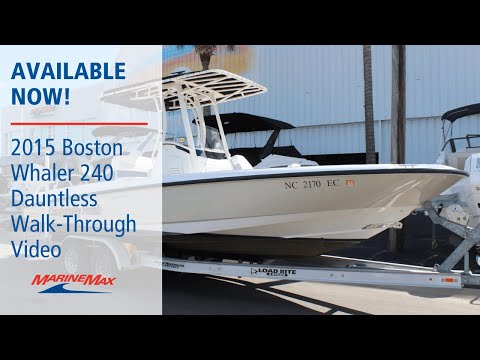 Boston Whaler 240 Dauntless video