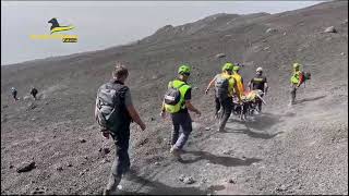 Etna, turista marchigiano soccorso dalla Finanza