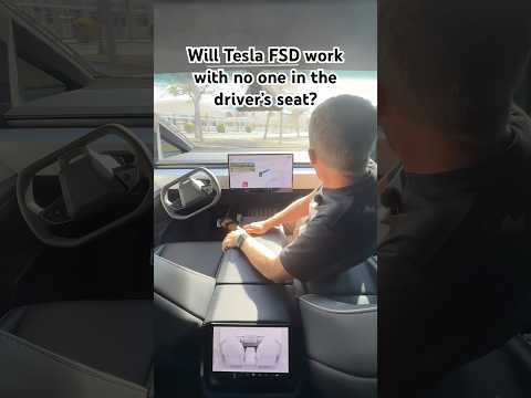 Will Tesla FSD work with no one in the driver’s seat?