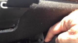 Folding back seat of 2015 F-150 super crew