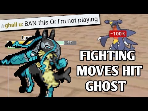 MINDS EYE MEGA LUCARIO Z DESTROYS EVERY GHOST TYPE ON THE PLANET IN LEGENDS ZA