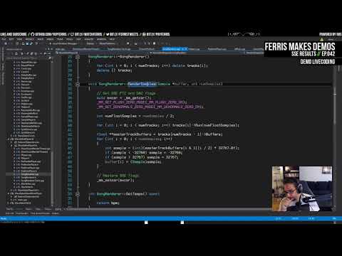 Ferris Makes Demos Ep.042 - SSE Results