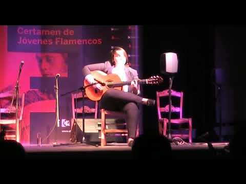 Alba Espert. Ganadora del premio Vicente Amigo, en el XVI CERTAMEN DE JÓVENES FLAMENCOS.