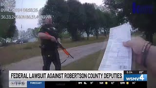 Federal lawsuit filed against Robertson County deputies